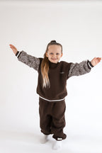 The wolf - Tracksuit pants- Chocolate brown