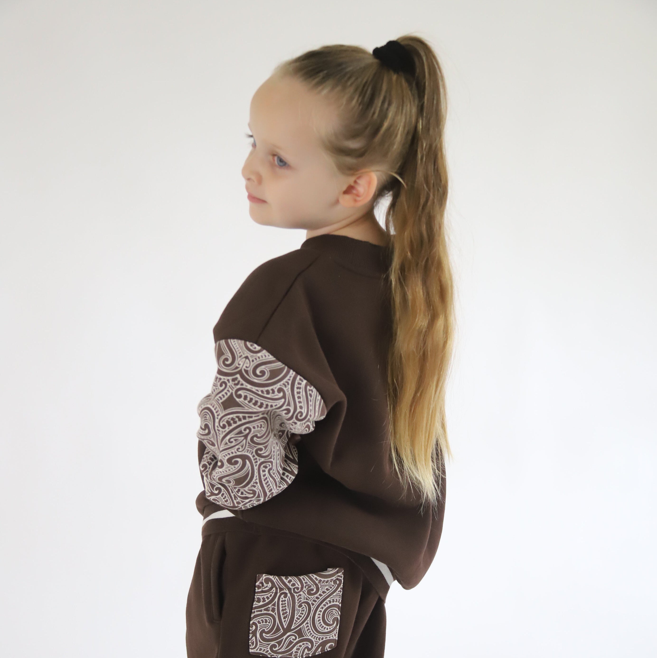 The wolf - Pull over - Chocolate brown