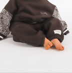 The wolf - Tracksuit pants- Chocolate brown