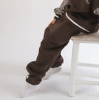 The wolf - Tracksuit pants- Chocolate brown