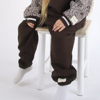 The wolf - Tracksuit pants- Chocolate brown