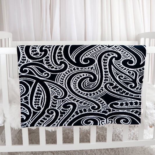 The wolf Sherpa blanket - Midnight