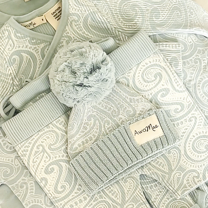 The Wolf Beanie - Sky