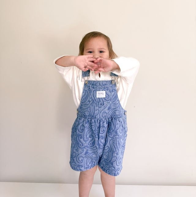 The wolf - Denim shortalls