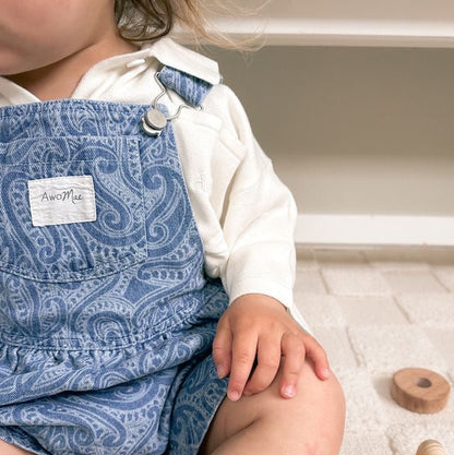 The wolf - Denim shortalls