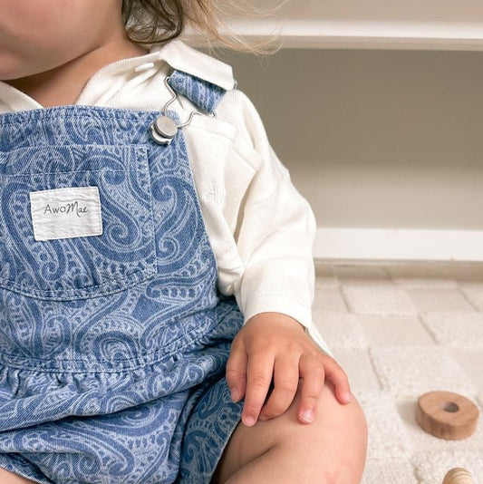 The wolf - Denim shortalls