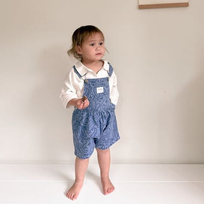 The wolf - Denim shortalls