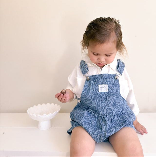 The wolf - Denim shortalls