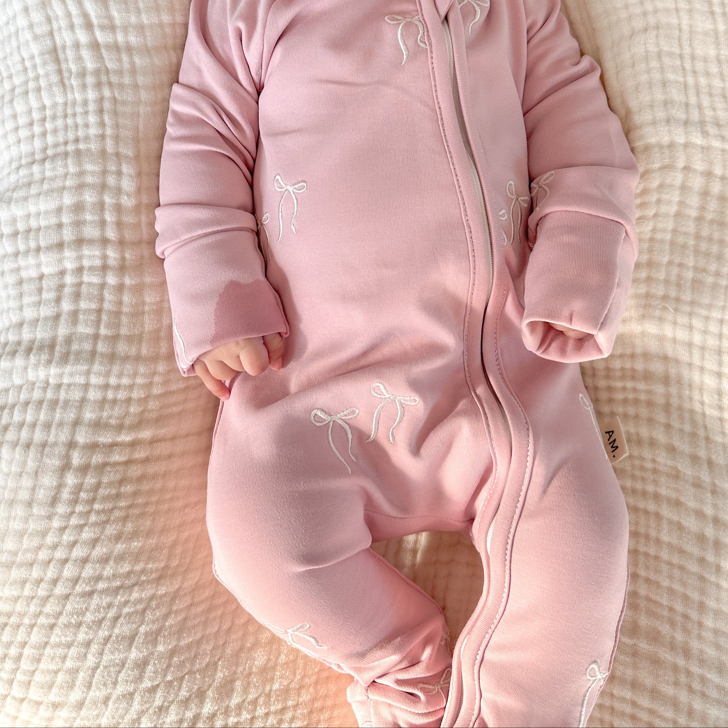 Winter baby hooded romper - zip up Māori baby / pēpi romper | AwaMae