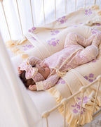 Basics ribbed knit Onesie- The wolf- Dahlia