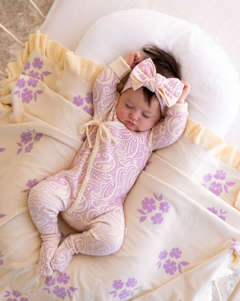 Basics ribbed knit Onesie- The wolf- Dahlia