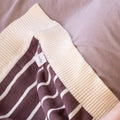 Knit Blanket - Sable Stripe