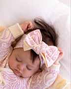 Basics Knitted bow headband- The wolf - Dahlia