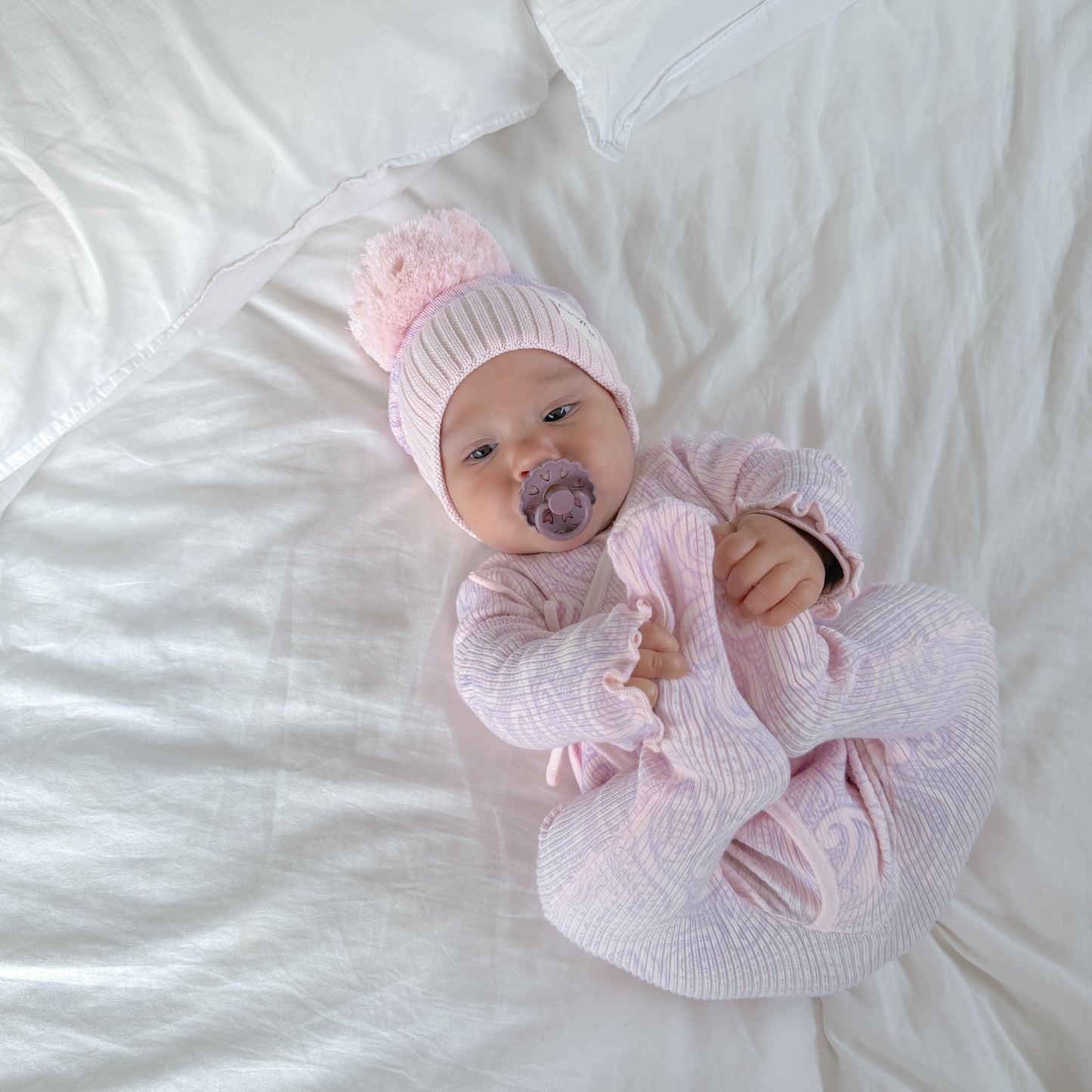 Basics ribbed knit Onesie- The wolf- Petal & Bloom