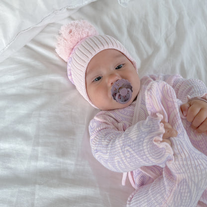 Basics ribbed knit Onesie- The wolf- Petal & Bloom