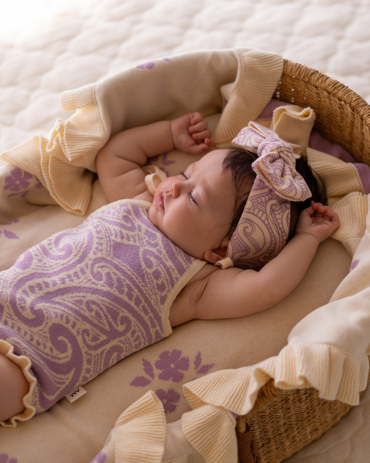Frill Tie Romper - The Wolf - Dahlia