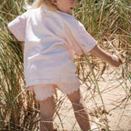 Basics ribbed knit Bike Shorts- The wolf- Petal & bloom