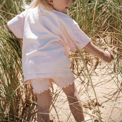 Basics ribbed knit Bike Shorts- The wolf- Petal & bloom