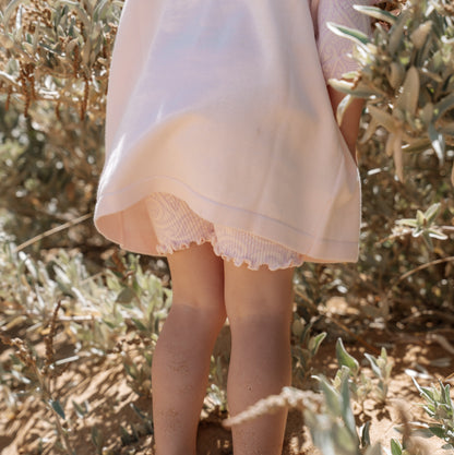 Basics ribbed knit Bike Shorts- The wolf- Petal & bloom