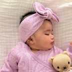 Knit headband - The wolf - Wisteria