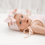 Basics Knitted bow headband- The wolf - Petal & Bloom