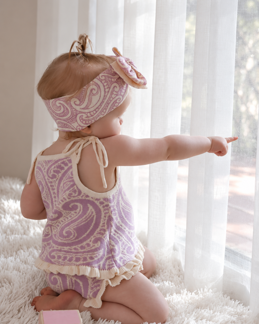 Frill tie top - The wolf - Dahlia