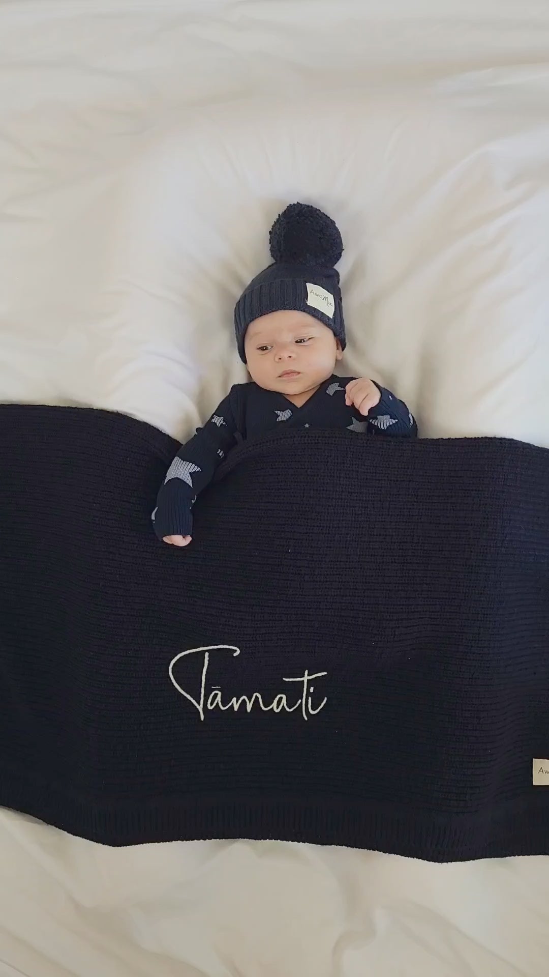 Knit Blanket - Midnight