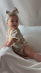 Kimono romper - The wolf - Sable