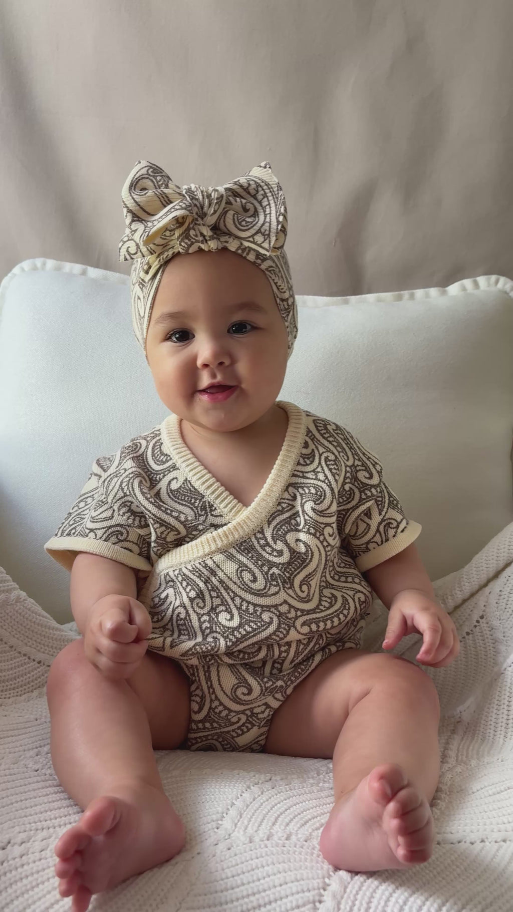 Kimono romper - The wolf - Sable