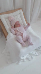 Basics ribbed knit Onesie- The wolf- Petal & Bloom