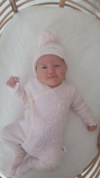 Basics ribbed knit Onesie- The wolf- Petal & Bloom